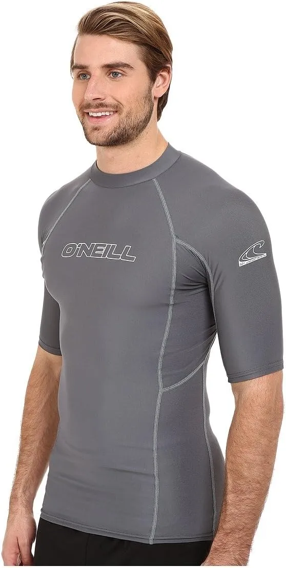 O'Neill Men's Basic Skins UPF 50  Short Sleeve Rash Guard