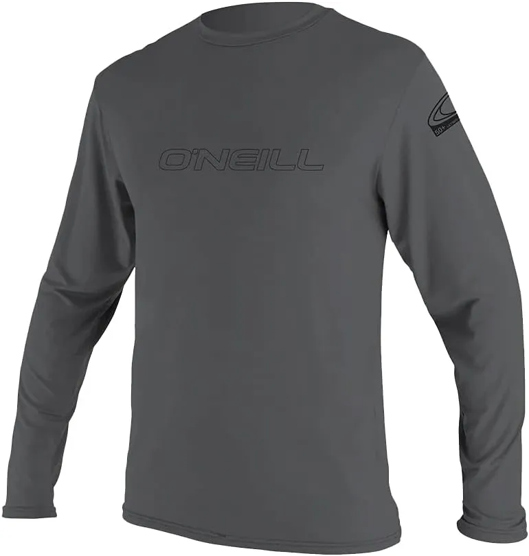 O'Neill Wetsuits Men's O'Neill Basic Skins UPF 50  Long Sleeve Sun Shirt