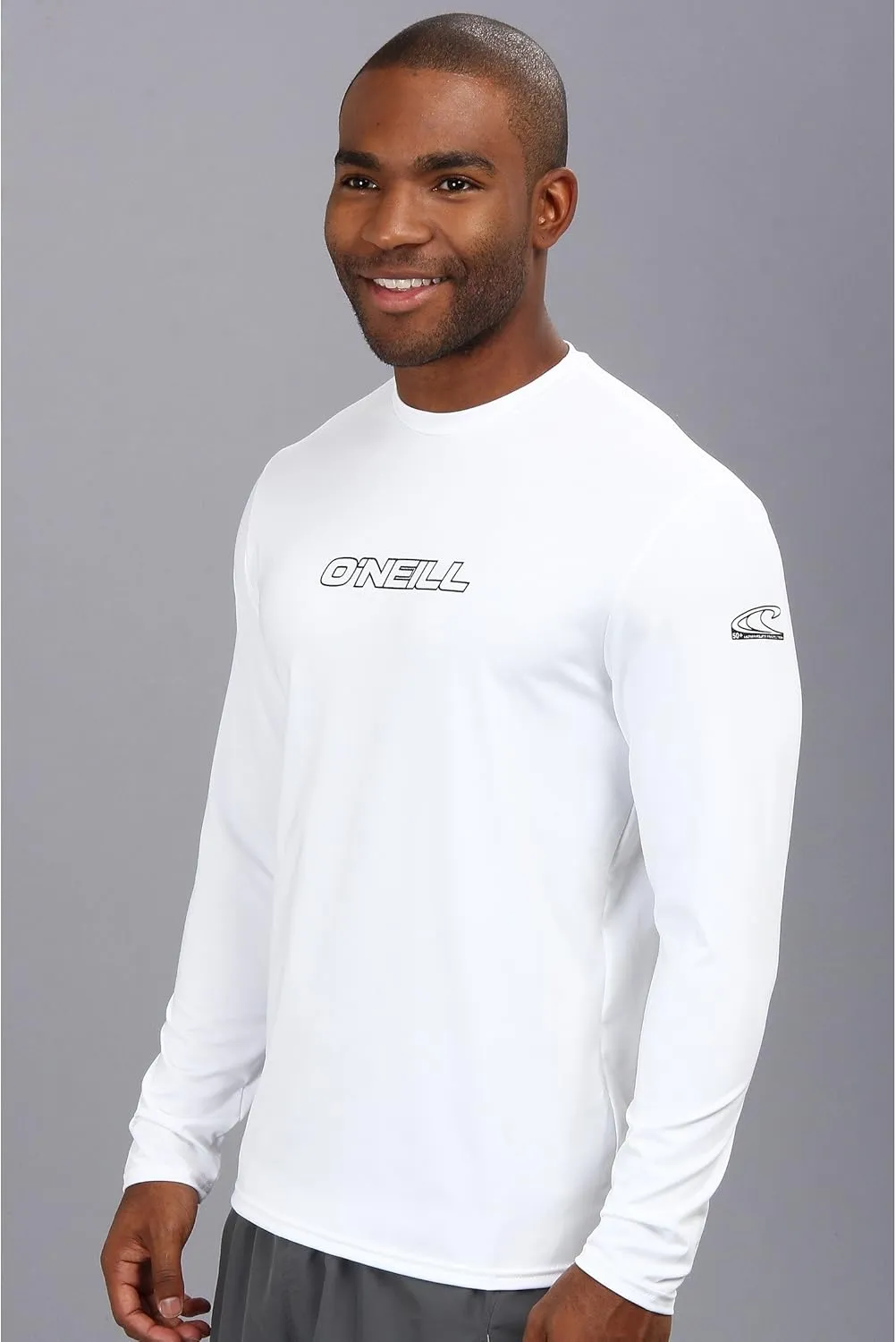 O'Neill Wetsuits Men's O'Neill Basic Skins UPF 50  Long Sleeve Sun Shirt