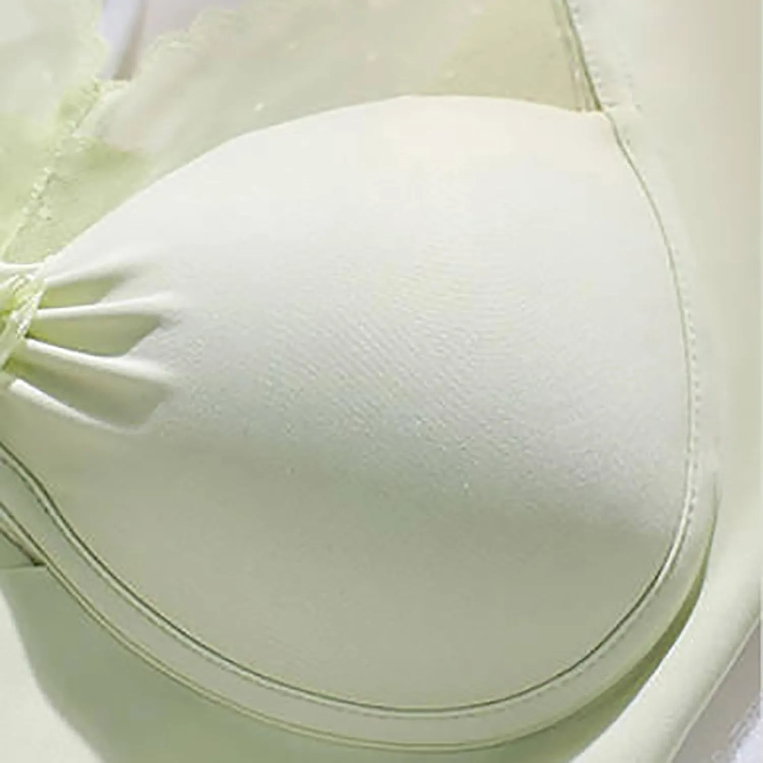Oversize Seamless Bras for Women Sexy Push Up Front Pleated No Underwire Underwear Sexy Lace Breathable Bralettes