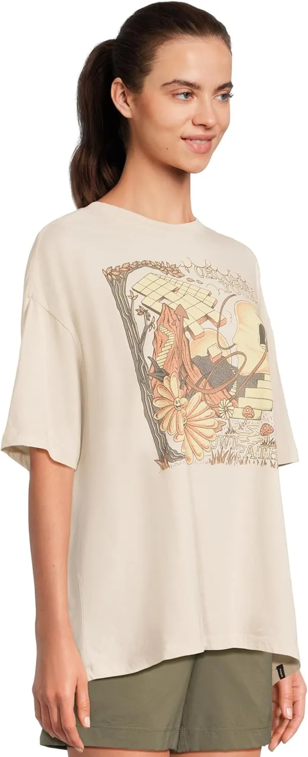 prAna Women's Everyday Graphic Oversized Tee