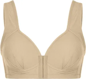Push up Bra for Women Plus Size Bras Full Coverage Front Closure