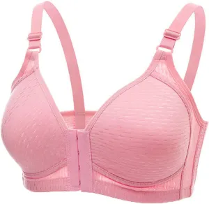 Push up Bra for Women Plus Size Bras Full Coverage Front Closure