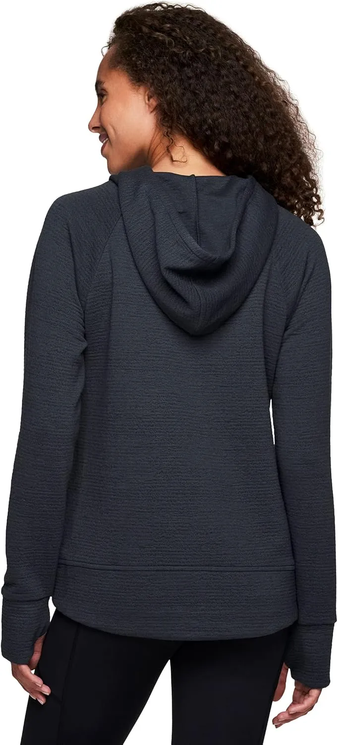 RBX Active Women's Fashion Yoga Lightweight Long Sleeve Pullover Hoodie Top