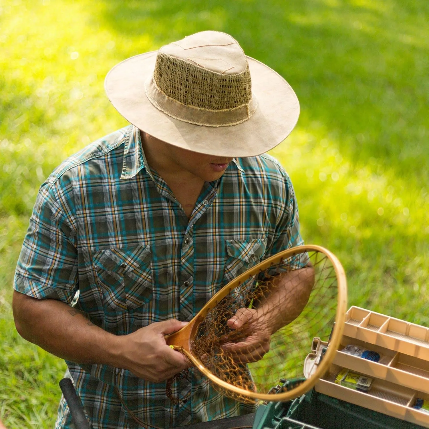 Real Deal Brazil Brisa Ventilated Recycled Tarp Hat, Handcrafted in Brazil