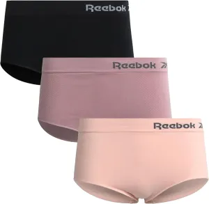 Reebok Women's Briefs - 3 Pack Performance High Waisted Seamless Underwear for Women (Sizes: S-XL, Extended Plus Size: 1X-3X)