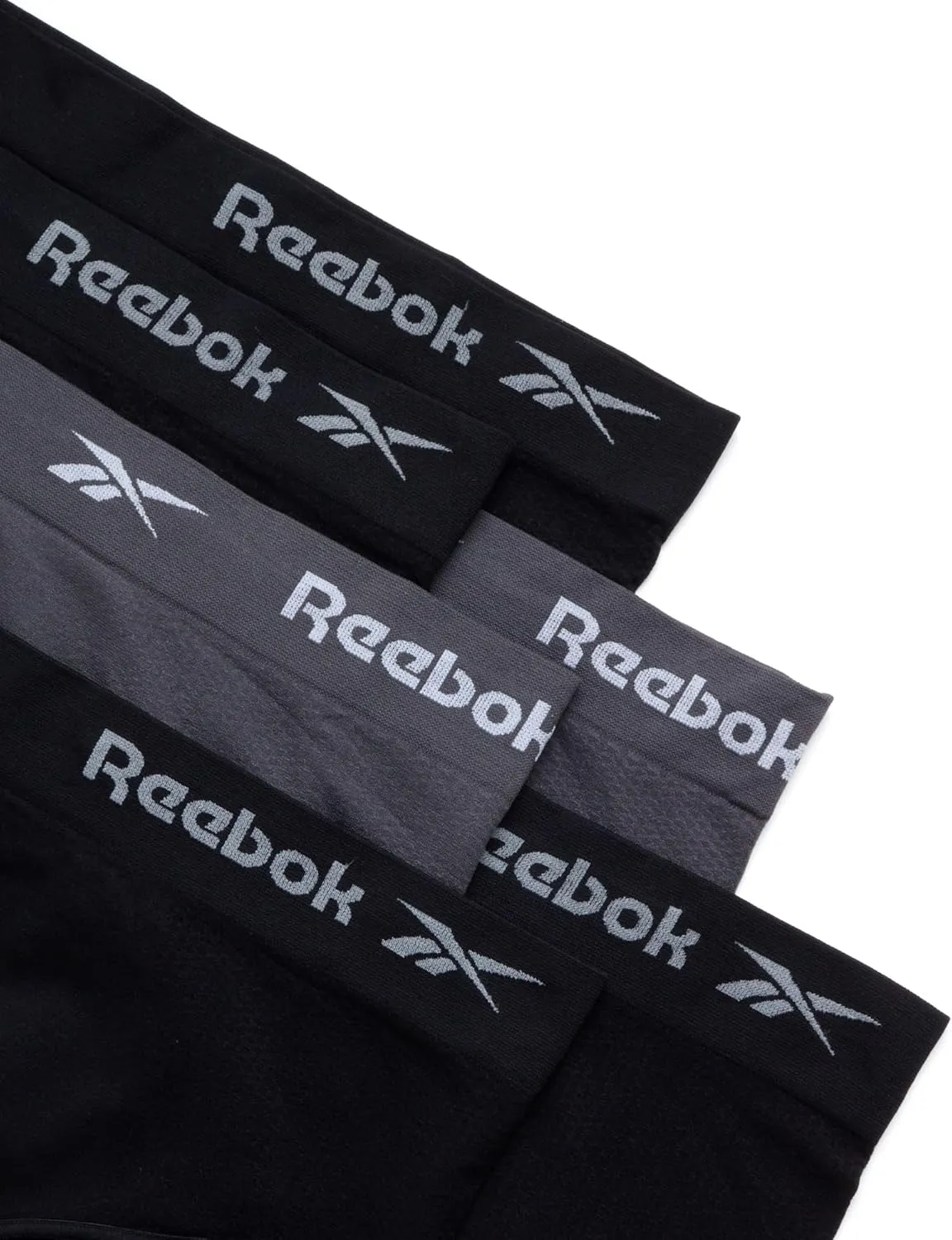 Reebok Womens Briefs - 6 Pack Performance High Waisted Seamless Underwear for Women (Sizes: S-XL, Extended Plus Size: 1X-3X)