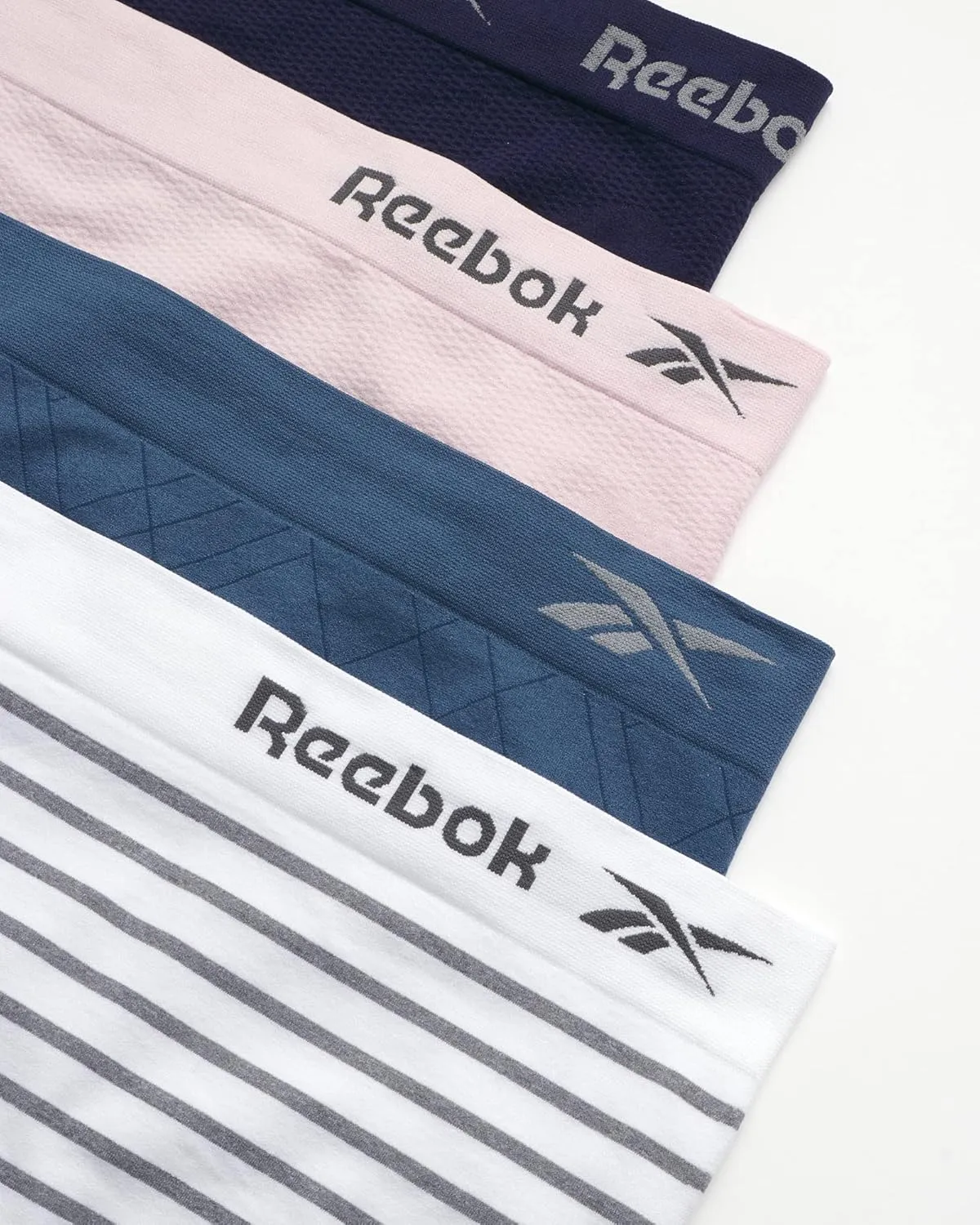 Reebok Womens Briefs Underwear - 4 Pack Seamless Stretch Performance High Cut or Boyshorts Panties for Women (Sizes: S-XL)