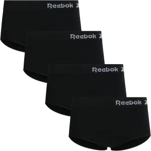 Reebok Womens Briefs Underwear - 4 Pack Seamless Stretch Performance High Cut or Boyshorts Panties for Women (Sizes: S-XL)