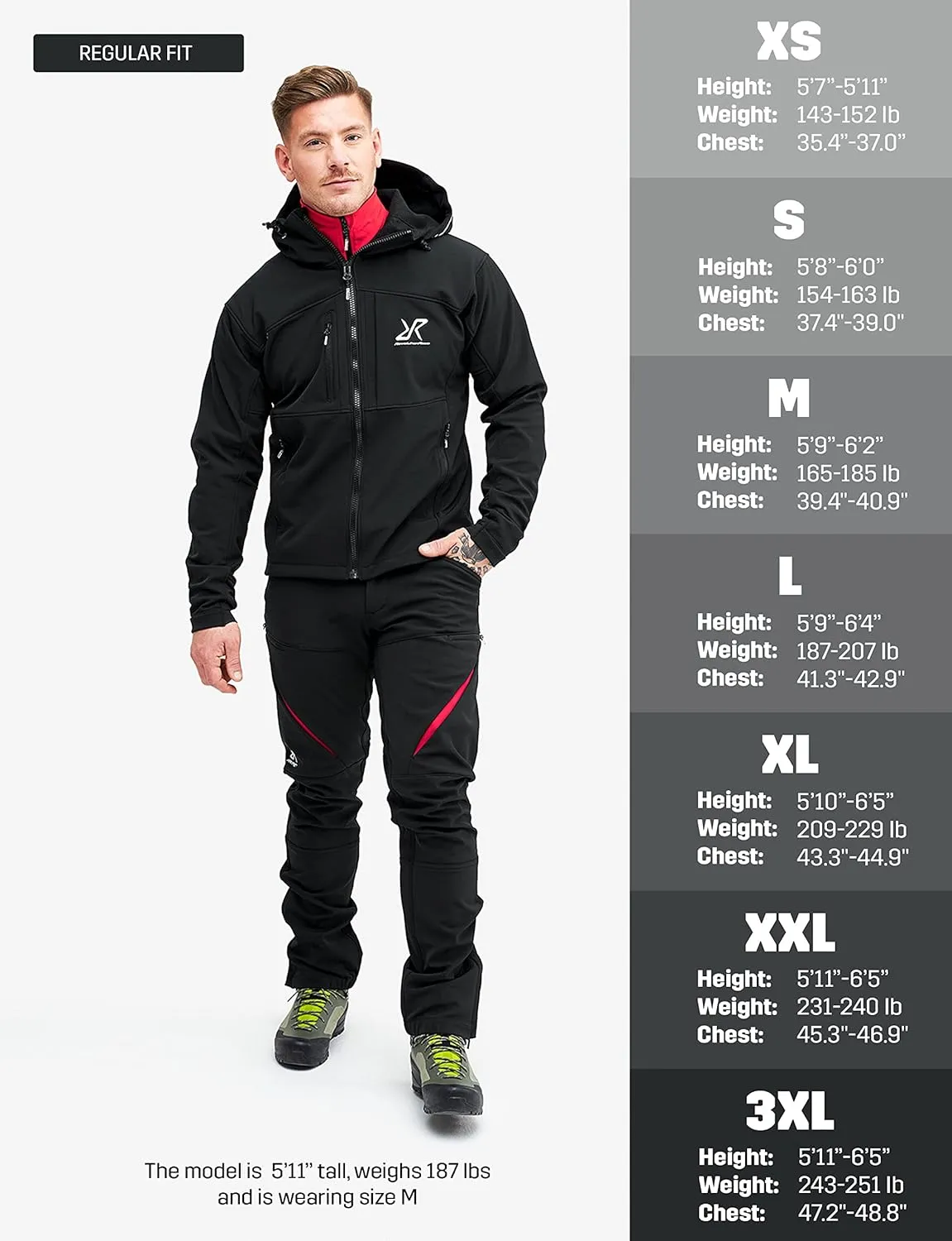 RevolutionRace Men's Hiball Jacket, Ventilated and Water Repellent Jacket for All Outdoor Activities