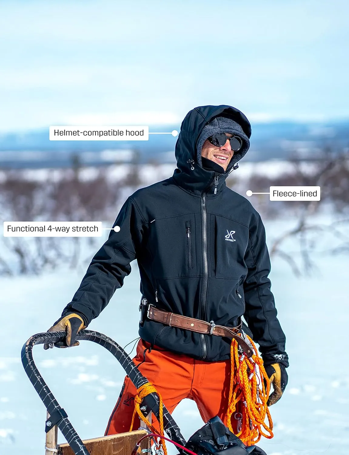 RevolutionRace Men's Hiball Jacket, Ventilated and Water Repellent Jacket for All Outdoor Activities