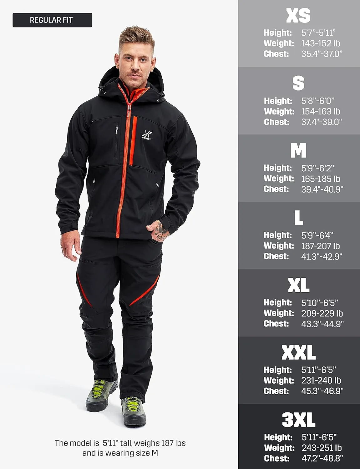 RevolutionRace Men's Hiball Jacket, Ventilated and Water Repellent Jacket for All Outdoor Activities