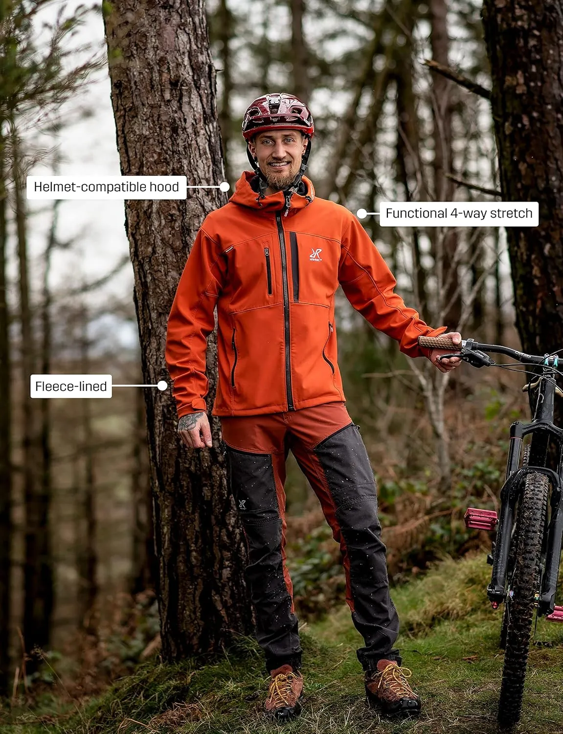 RevolutionRace Men's Hiball Jacket, Ventilated and Water Repellent Jacket for All Outdoor Activities