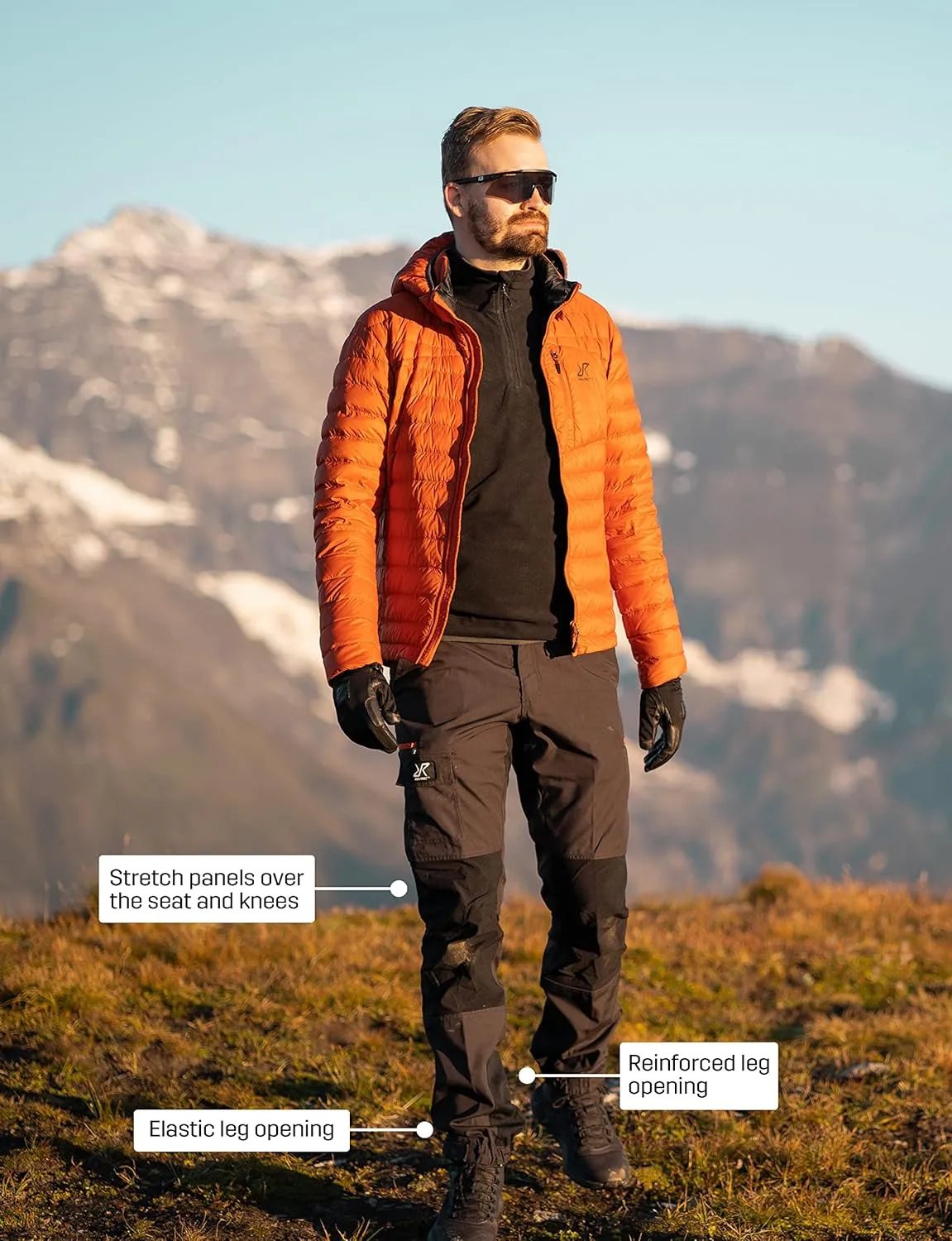 RevolutionRace Men's Nordwand & Nordwand Pro - Durable and Ventilated Outdoor Pants