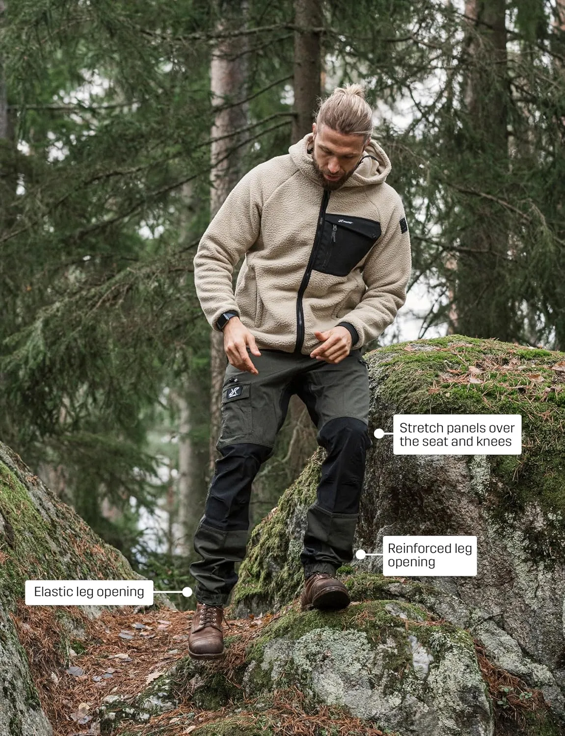 RevolutionRace Men's Nordwand & Nordwand Pro - Durable and Ventilated Outdoor Pants