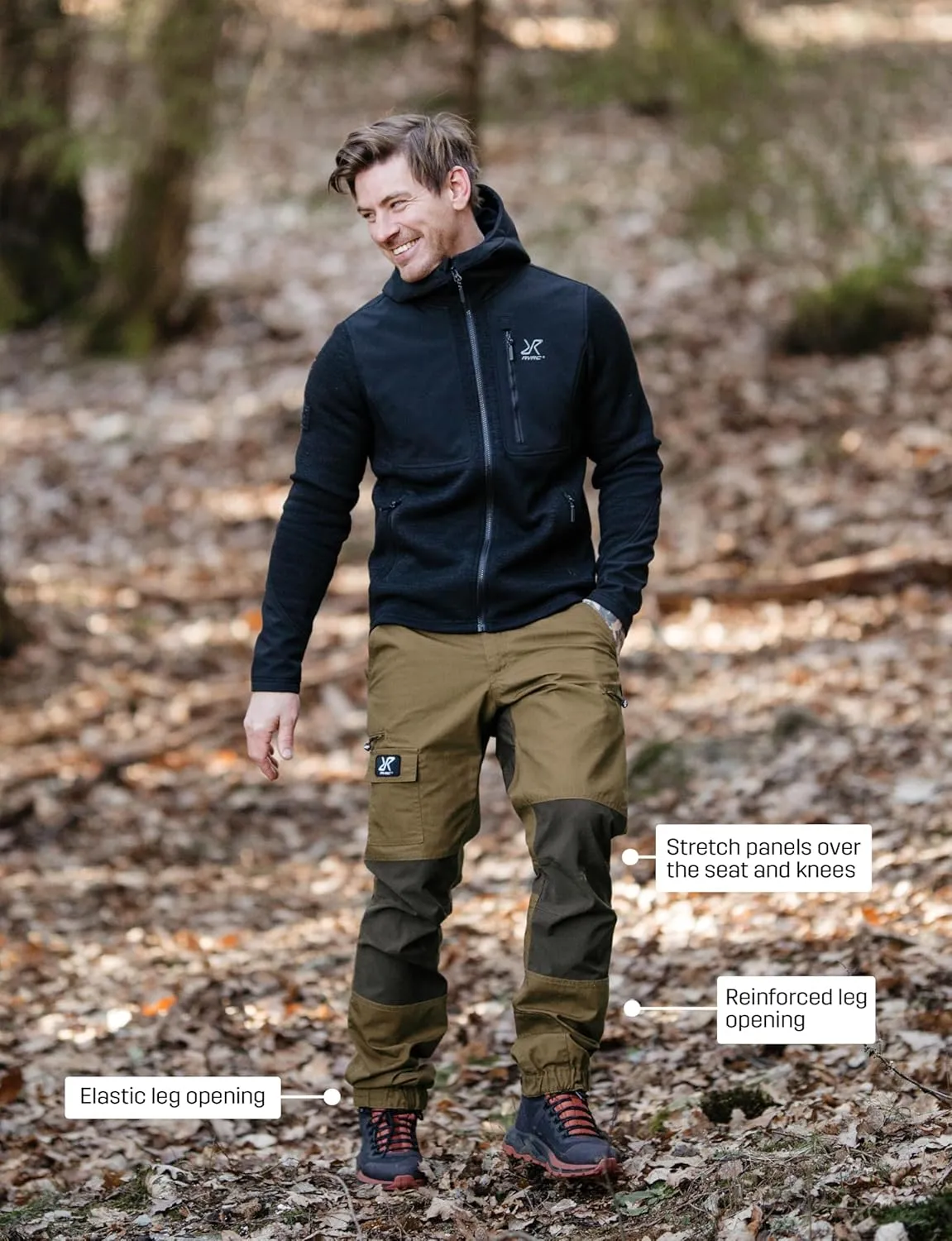 RevolutionRace Men's Nordwand & Nordwand Pro - Durable and Ventilated Outdoor Pants