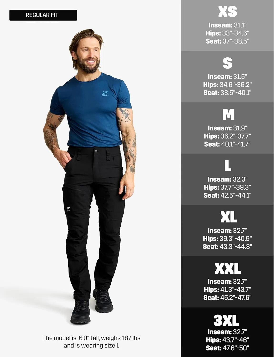 RevolutionRace Men’s RVRC GP Pro Pants, Durable and Ventilated Pants for All Outdoor Activities