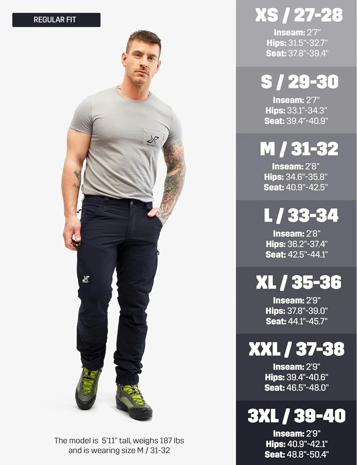 RevolutionRace Men’s RVRC GP Pro Pants, Durable and Ventilated Pants for All Outdoor Activities