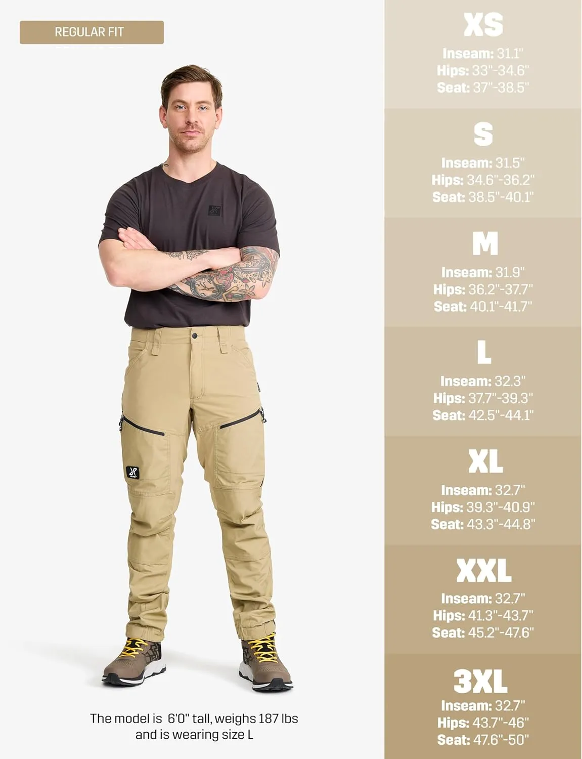 RevolutionRace Men’s RVRC GP Pro Pants, Durable and Ventilated Pants for All Outdoor Activities
