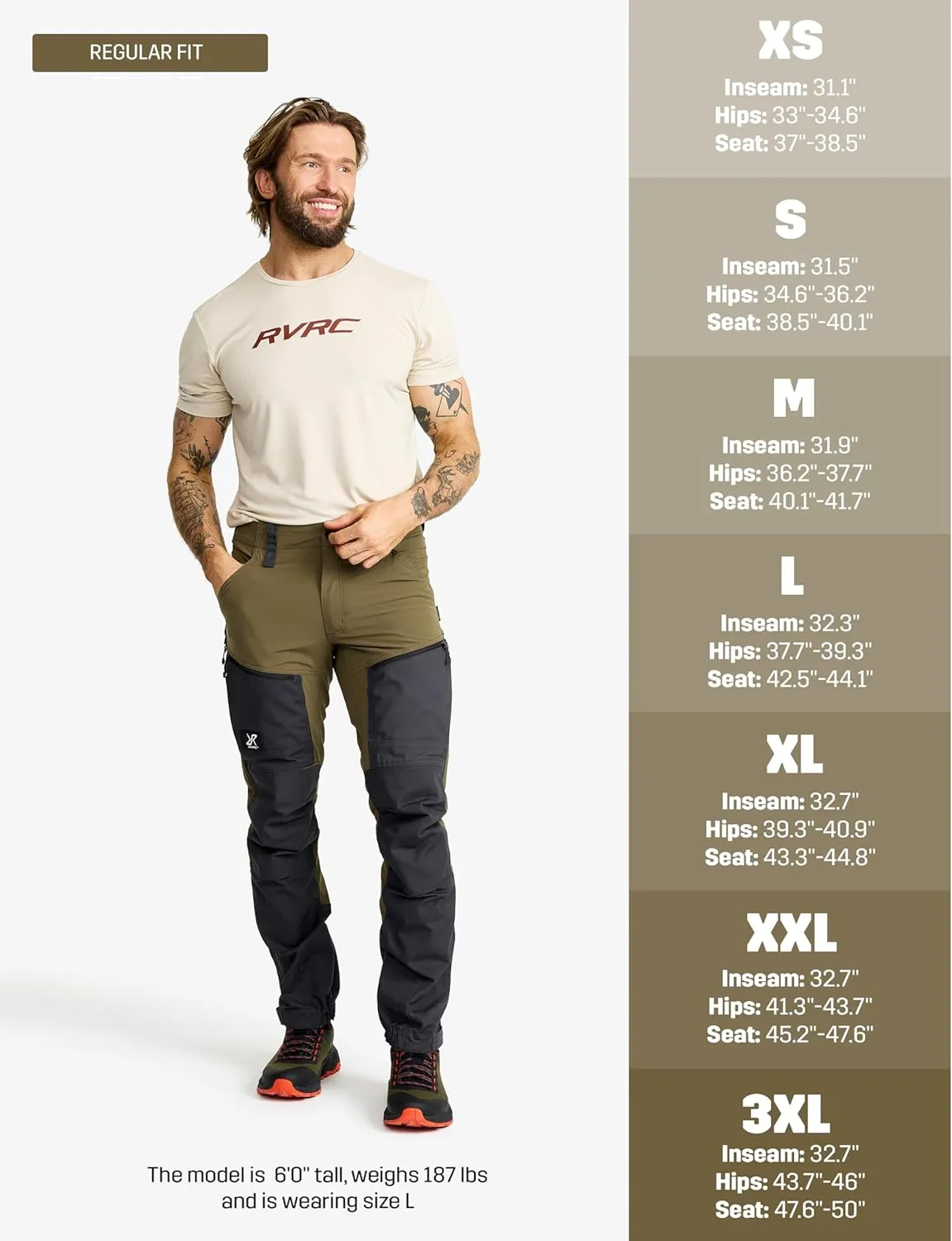 RevolutionRace Men’s RVRC GP Pro Pants, Durable and Ventilated Pants for All Outdoor Activities