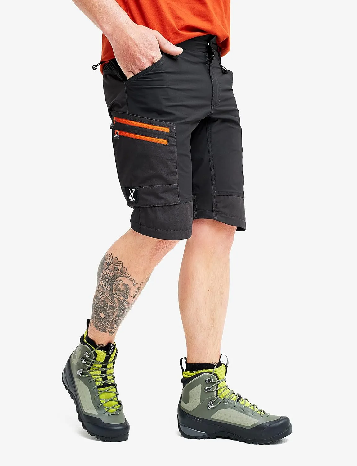 RevolutionRace Men’s RVRC GP Pro Zip Off Pants, Durable, Ventilated and Convertible Pants for All Outdoor Activities