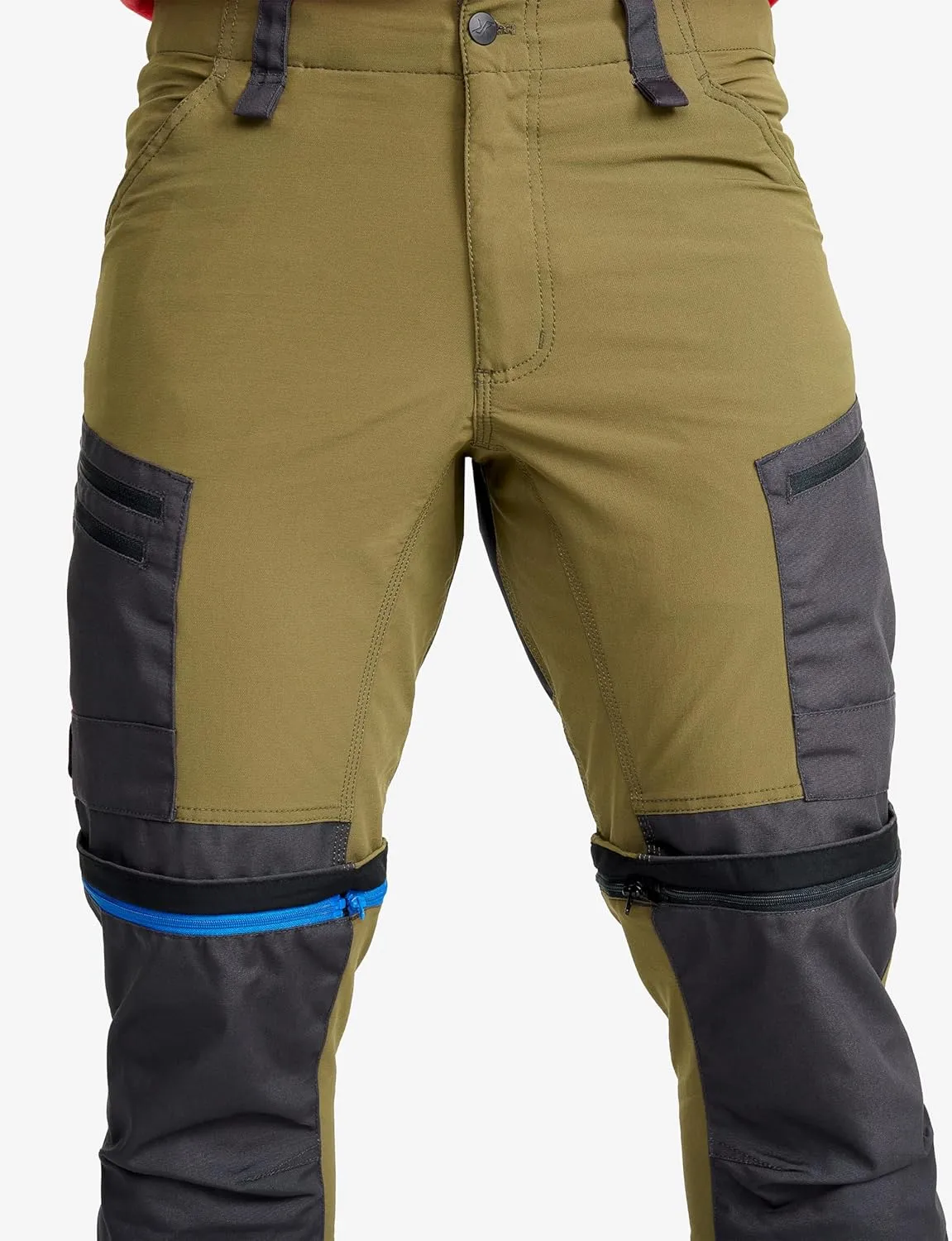 RevolutionRace Men’s RVRC GP Pro Zip Off Pants, Durable, Ventilated and Convertible Pants for All Outdoor Activities