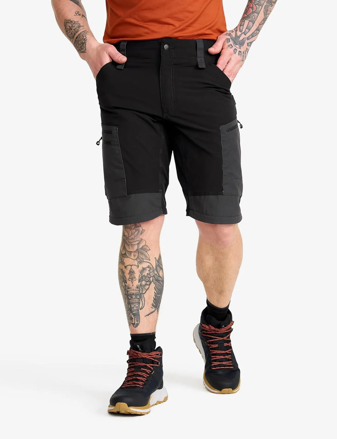 RevolutionRace Men’s RVRC GP Pro Zip Off Pants, Durable, Ventilated and Convertible Pants for All Outdoor Activities