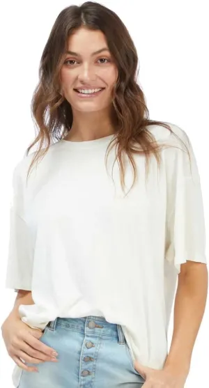 Roxy Beachy Keen Oversized T-Shirt - Snow White - S