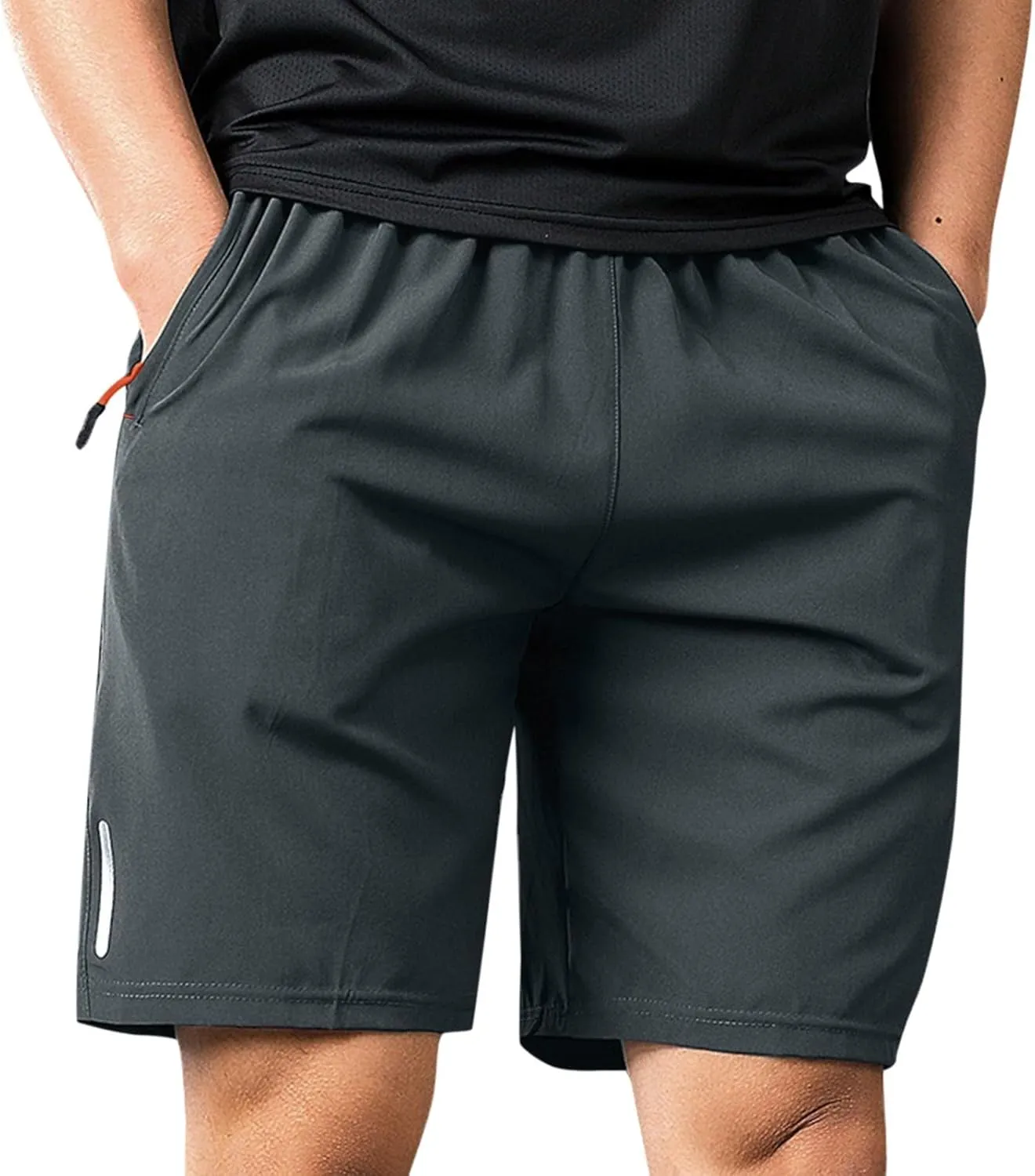 Running Shorts for Men Stretch Lightweight Breathable Gym Shorts Quick Dry Athletic Training Workout Sport Short