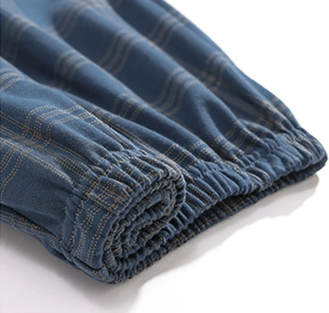 sandbank Mens Cotton Pajama Pants Soft Lounge Lightweight Sleep Pants with Pockets