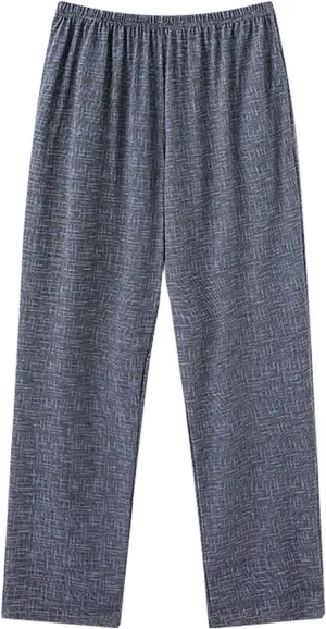 sandbank Mens Cotton Pajama Pants Soft Lounge Lightweight Sleep Pants with Pockets