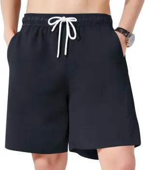 Shorts for Men Mens Running Shorts Fashion Loose Fit Surf Water Resistant Fishing Pool Stretch Quick Dry Breathable