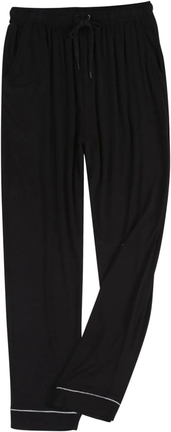 Sleep Pants for Men Modal Lightweight Lounge Casual Home Wear Bottoms Pajama Pants Loungewear with Pocket