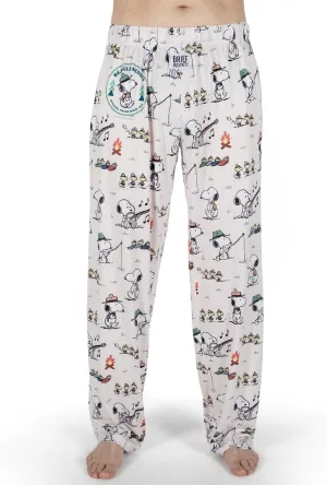 Snoopy Pajama Pants - Comfy Lightweight Unisex Bottoms Ultra Soft Lounge Pants Men Women | Peanuts Novelty Loungewear (S-XXL)