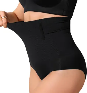 SOFIA'S CHOICE Tummy Control Thong Shapewear for Women High Waist Seamless Underwear Body Shaper Panty Girdle