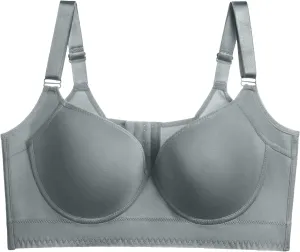 Sports Bra Buckle Large Size Middle and Elderly Printing Vest Type Wide Straps Underwear Sports Bras for Women Pack