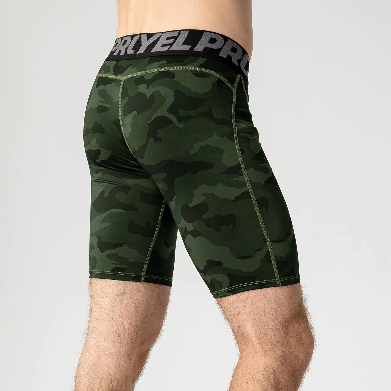 SPVISE Compression Shorts Men 1/3 Pack, Dry Fit Compression Underwear Spandex Running Shorts, Workout Athletic Shorts Pocket