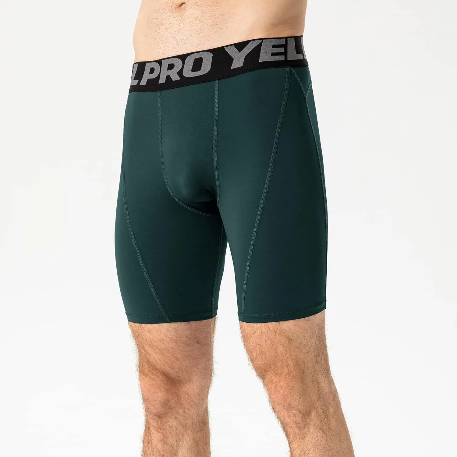 SPVISE Compression Shorts Men 1/3 Pack, Dry Fit Compression Underwear Spandex Running Shorts, Workout Athletic Shorts Pocket