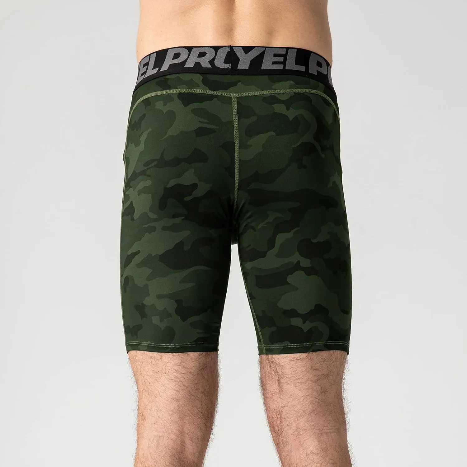 SPVISE Compression Shorts Men 1/3 Pack, Dry Fit Compression Underwear Spandex Running Shorts, Workout Athletic Shorts Pocket