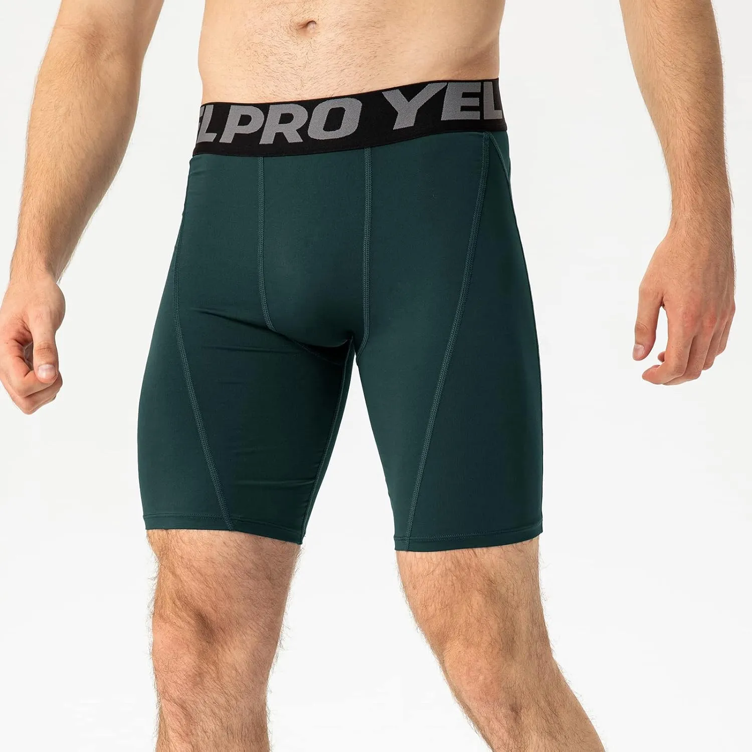 SPVISE Compression Shorts Men 1/3 Pack, Dry Fit Compression Underwear Spandex Running Shorts, Workout Athletic Shorts Pocket