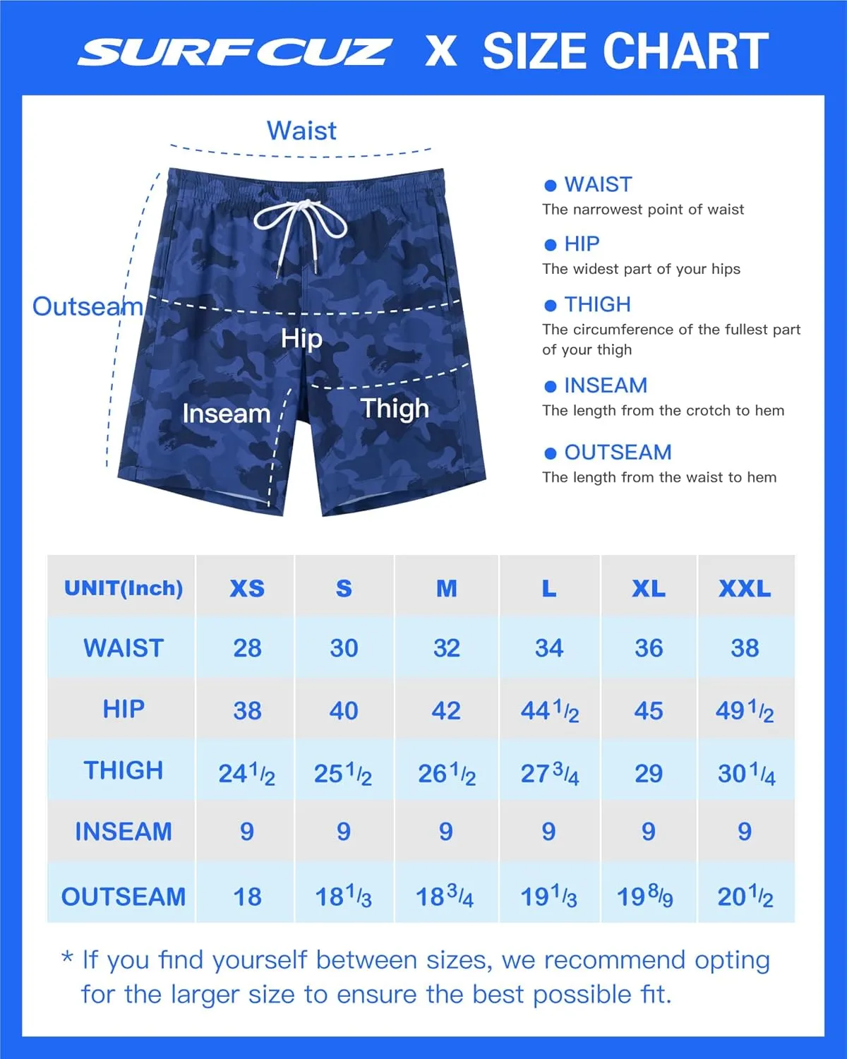 SURF CUZ 9" Mens Swim Trunks with Compression Liner Bathing Suits 2 in 1 Stretch Zipper Pockets Quick Dry