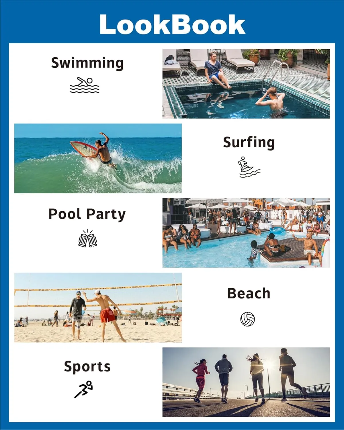 SURF CUZ Mens Swim Trunks with Compression Liner Quick Dry Swim Shorts 7" Swimming Trunks Stretch Bathing Suit 7 Inch