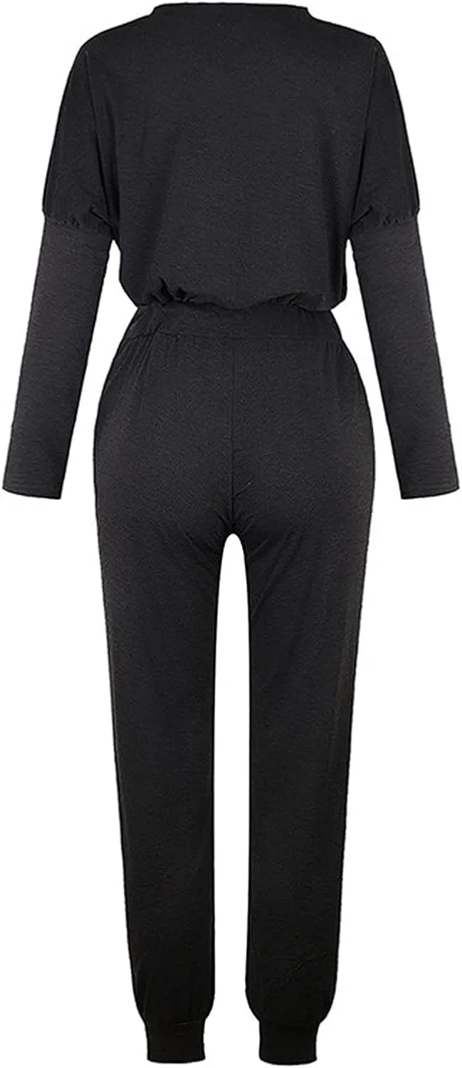 Sweat Suits for Women Set Loungewear Jogger Two Piece Outfit Set 2 Piece Tracksuits Casual Long Pant Set With Pockets