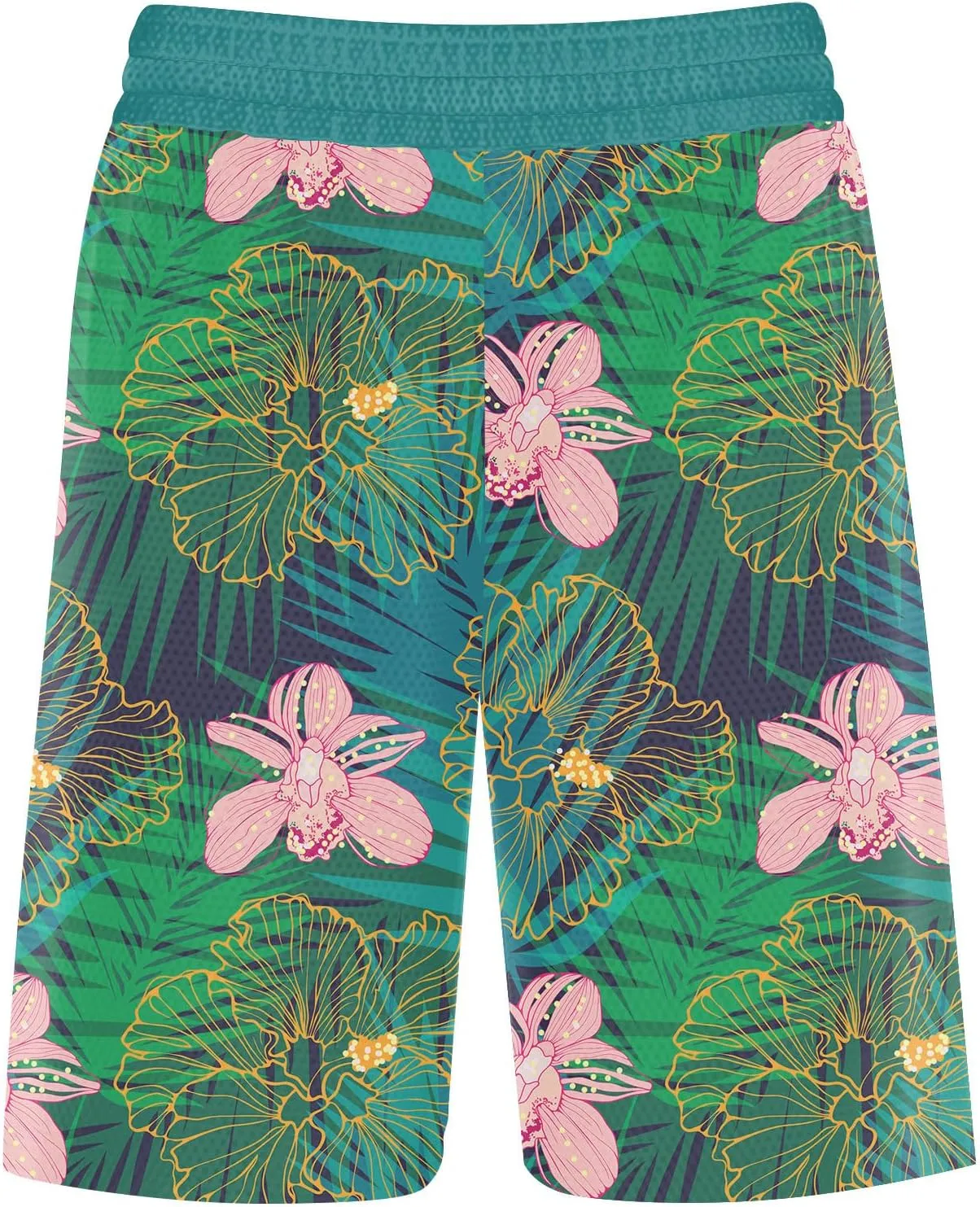 Swimming Trunks for Men Camo Shorts Men Graphic Hawaiian Pool Stretch Swimwear Ripstop Surf Lightweight Tropical