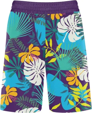 Swimming Trunks for Men Camo Shorts Men Graphic Hawaiian Pool Stretch Swimwear Ripstop Surf Lightweight Tropical