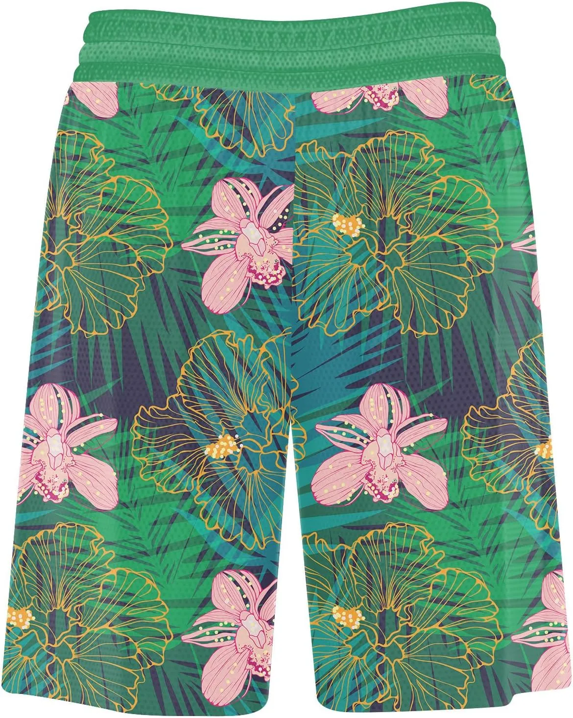 Swimming Trunks for Men Camo Shorts Men Graphic Hawaiian Pool Stretch Swimwear Ripstop Surf Lightweight Tropical