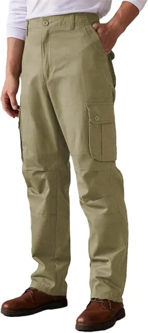Tactical Cargo Pants for Men Stretch Workout Joggers Sweatpants Outdoor Casual Ripstop Work Military Hiking Pants