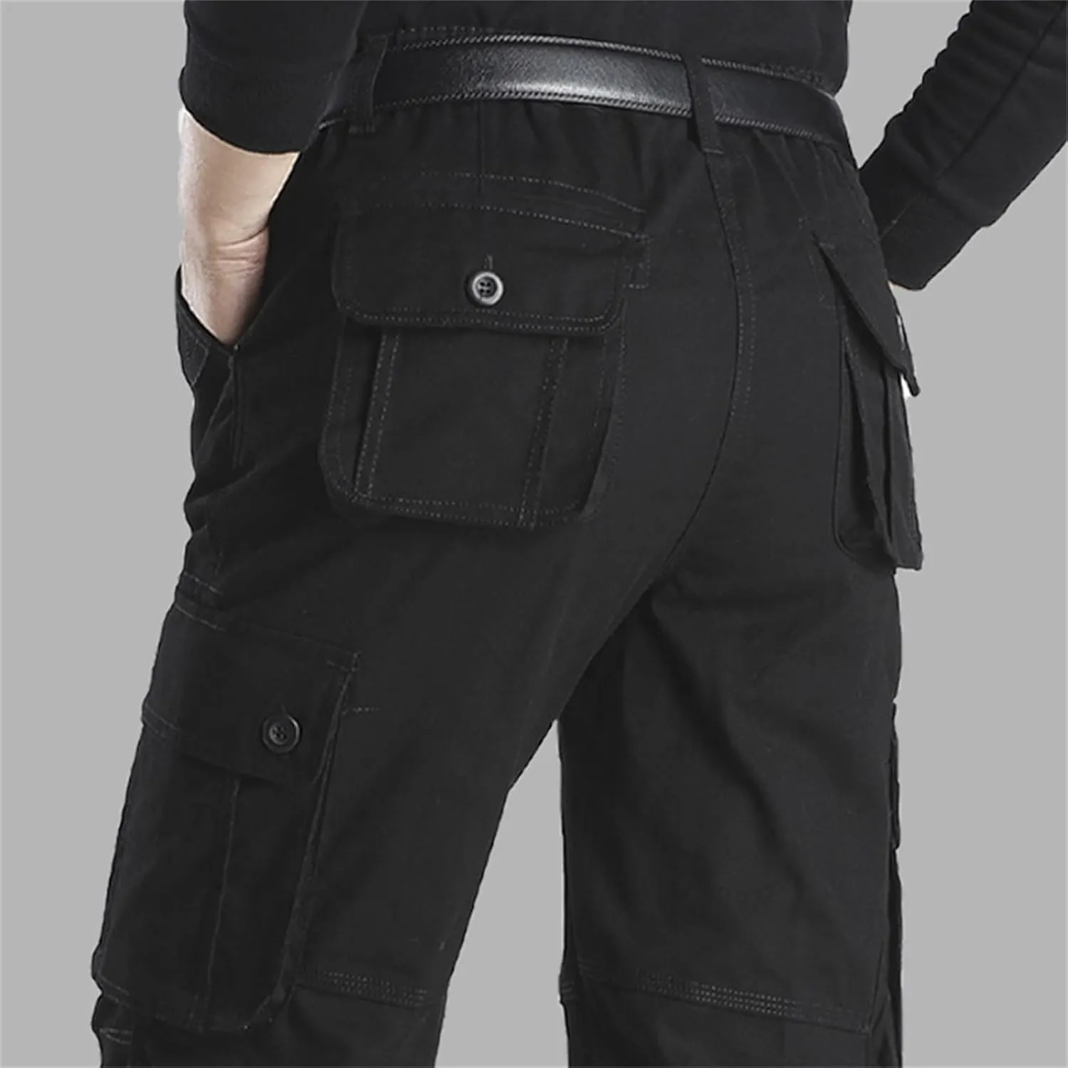 Tactical Cargo Pants for Men Stretch Workout Joggers Sweatpants Outdoor Casual Ripstop Work Military Hiking Pants