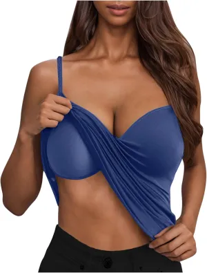 Tank Tops with Built in Bras Padded Workout Sports Running Tanks Lightweight Soft Smooth Comfy Loungewear Outfit
