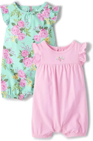 The Children's Place baby-girls And Toddler Everyday Summer Rompers